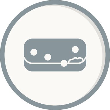 Sünger simgesinin vektör illüstrasyonu