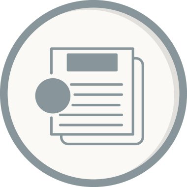 test simgesi vektör illüstrasyonu