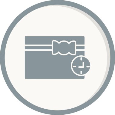 Saat simgesi vektör illüstrasyonu