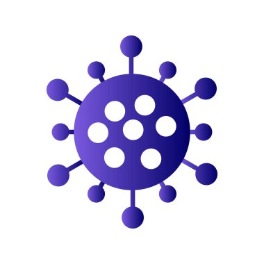 Virüs Simgesi, vektör illüstrasyonu