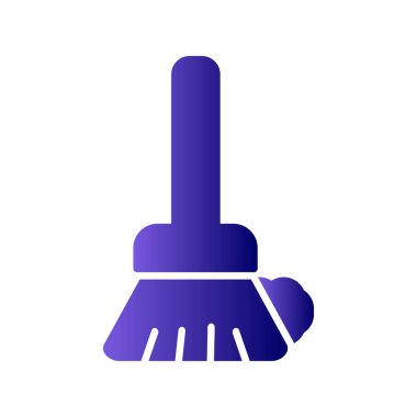 Süpürge simge vektör çizim