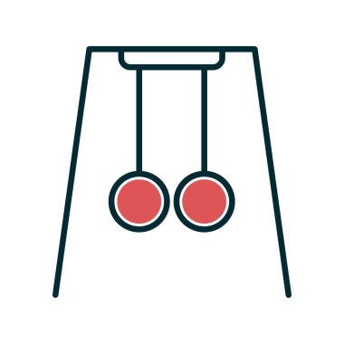 vektör jimnastik halkaları resimleme