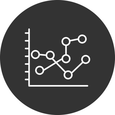 Grafik simgesi vektör illüstrasyonu
