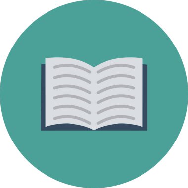 kitap simgesi vektör illüstrasyonu