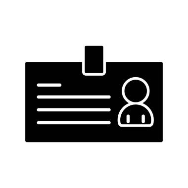 Kart simgesi, vektör illüstrasyonu