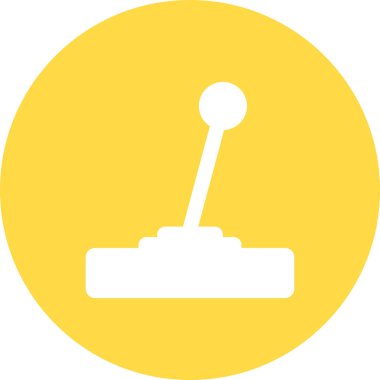 Joy Stick. Web simgesi basit tasarım