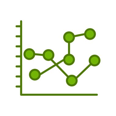 Grafik simgesi vektör illüstrasyonu