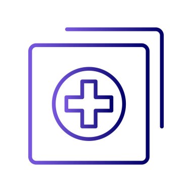 İlk yardım simgesi vektör illüstrasyonu 