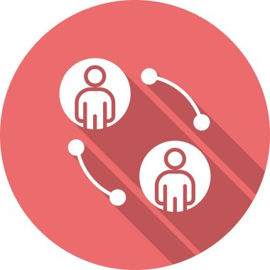 Bağlantı simgesi, vektör illüstrasyonu