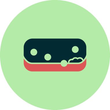 Sünger simgesinin vektör illüstrasyonu