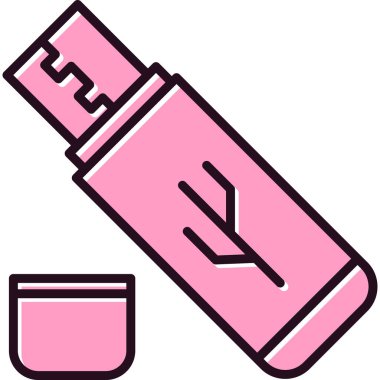 Usb sürücüsü Simge vektör çizimi