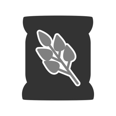 Tohum çantası simgesini, vektör çizim