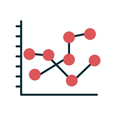 Grafik simgesi vektör illüstrasyonu