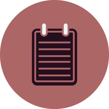 Hatırlatma. Web simgesi basit tasarım