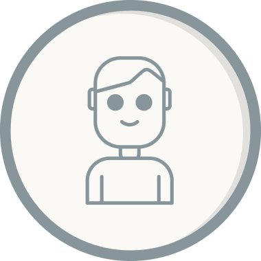 Ajan Avatar karakter vektör çizimi tasarımı