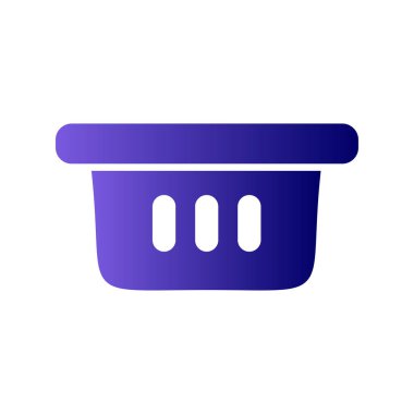 Çamaşır sepeti vektör çizim 