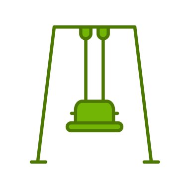 Swing simgesinin vektör illüstrasyonu