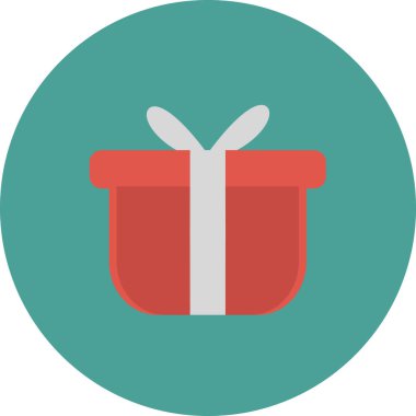 hediye simgesi, vektör çizimi 