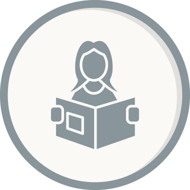 Simge ve vektör illüstrasyonunu oku