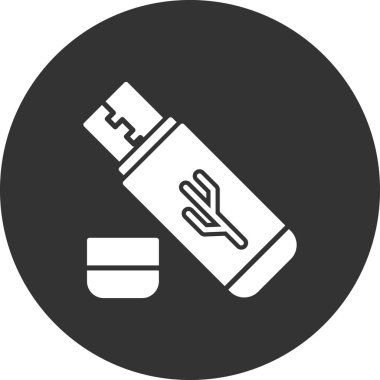 Usb sürücüsü Simge vektör çizimi