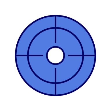 hedef simge vektör illüstrasyonu 