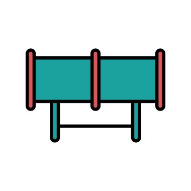 Tünel simgesinin vektör illüstrasyonu