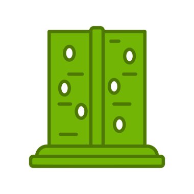 Ağ için Duvar simgesi vektörüne tırmanılıyor 