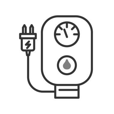 Elektrik Şarj simgesinin vektör illüstrasyonu.