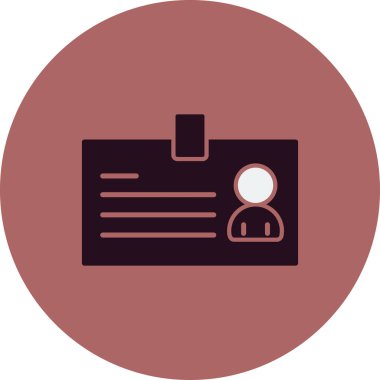 Kart simgesi, vektör illüstrasyonu