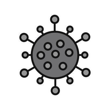 Virüs Simgesi, vektör illüstrasyonu