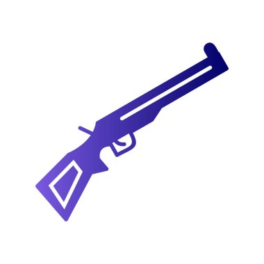 Silah. Web simgesi basit illüstrasyon 