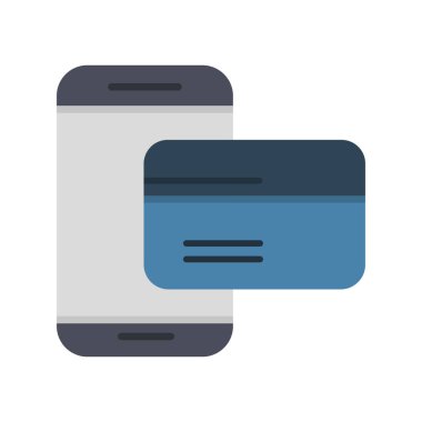 çevrimiçi ödeme ikonu vektör illüstrasyonu