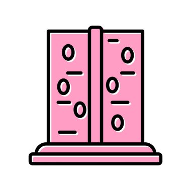 Ağ için Duvar simgesi vektörüne tırmanılıyor 