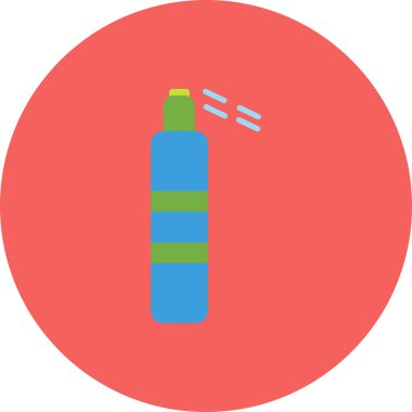 Temizlik spreyinin vektör illüstrasyonu