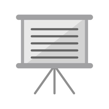 sunum simgesi vektör illüstrasyonu