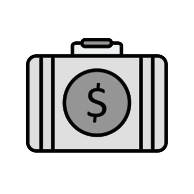 Evrak Dosyası ikon vektör illüstrasyonu