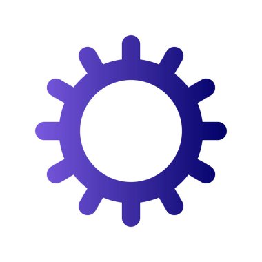 Teçhizat Web simgesi basit bir illüstrasyon. Sembol ayarlanıyor