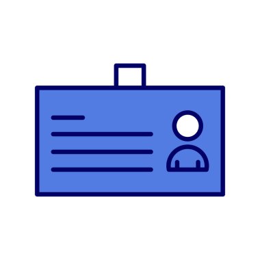 Kart simgesi, vektör illüstrasyonu