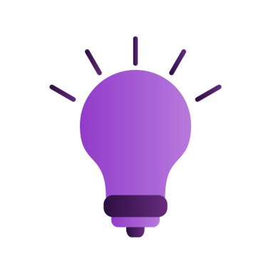 Fikir simgesi vektör illüstrasyonu