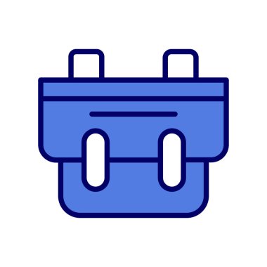 evrak çantası simgesi, vektör illüstrasyonu, çanta simgesi