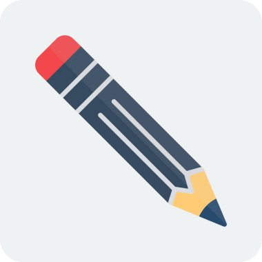 Kalem simgesi, vektör illüstrasyonu