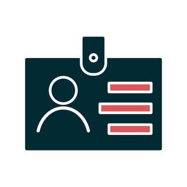 Kart simgesi, vektör illüstrasyonu