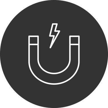 mıknatıs simgesi vektör çizimi