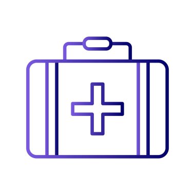 evrak çantası ikonu vektör illüstrasyonu