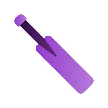 Beyzbol sopası ikonu. Basit resimleme