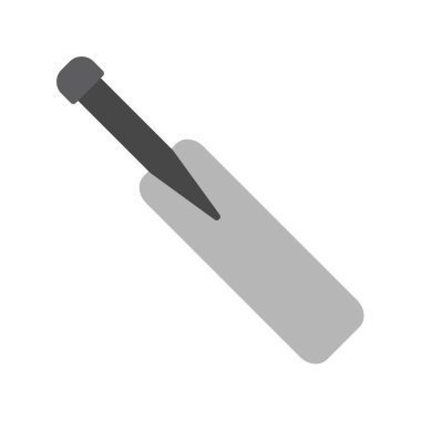 Beyzbol sopası ikonu. Basit resimleme