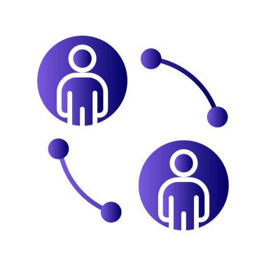 Bağlantı simgesi, vektör illüstrasyonu