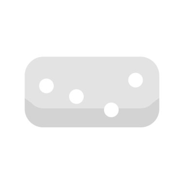 Sünger simgesinin vektör illüstrasyonu