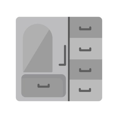 Dolap. Web simgesi basit tasarım 