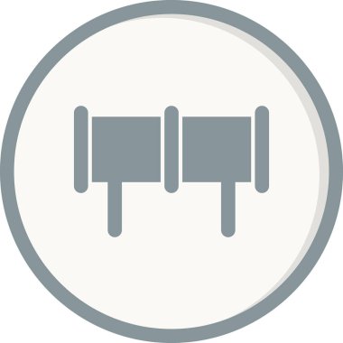 Tünel simgesinin vektör illüstrasyonu